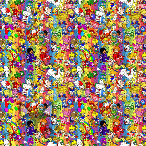 Rainbow Bright Fabric – Fox & Tots
