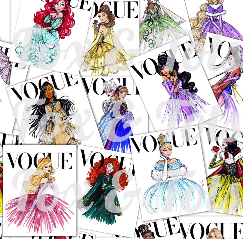Vogue Princesses Fabric