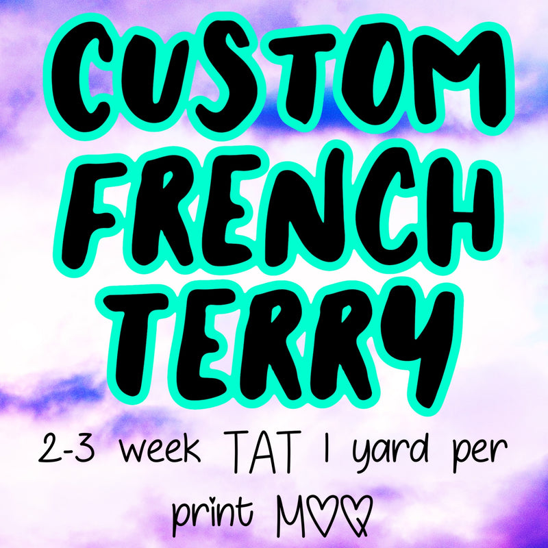 Custom French Terry FABRIC