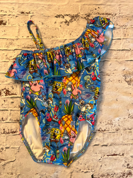 Spongebob one piece bathing suit discount