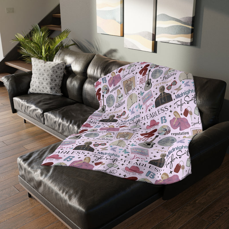 SWIFTY - Velveteen Minky Blanket (Two-sided print)