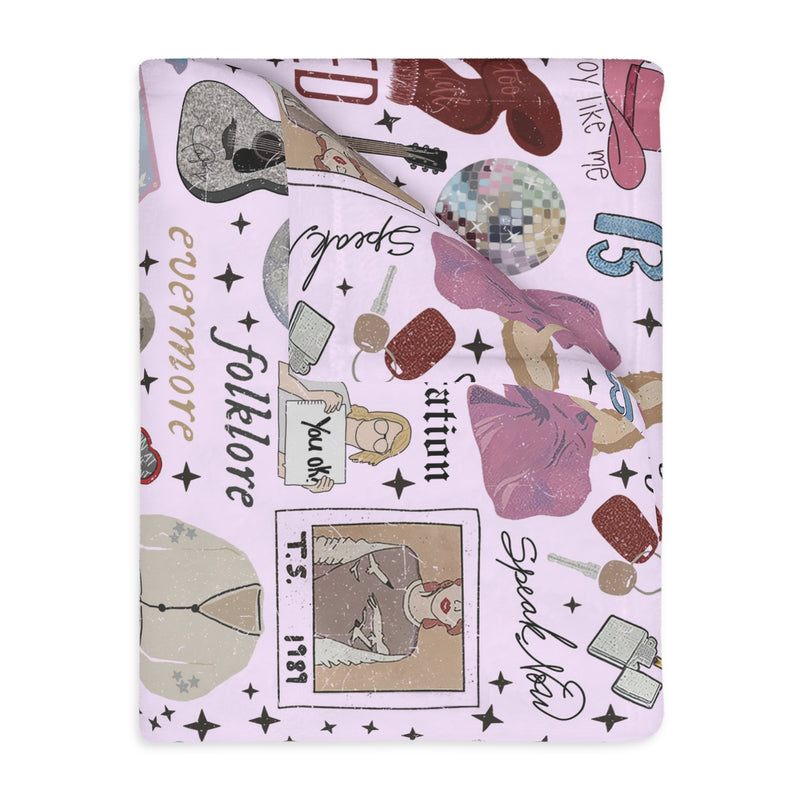 SWIFTY - Velveteen Minky Blanket (Two-sided print)