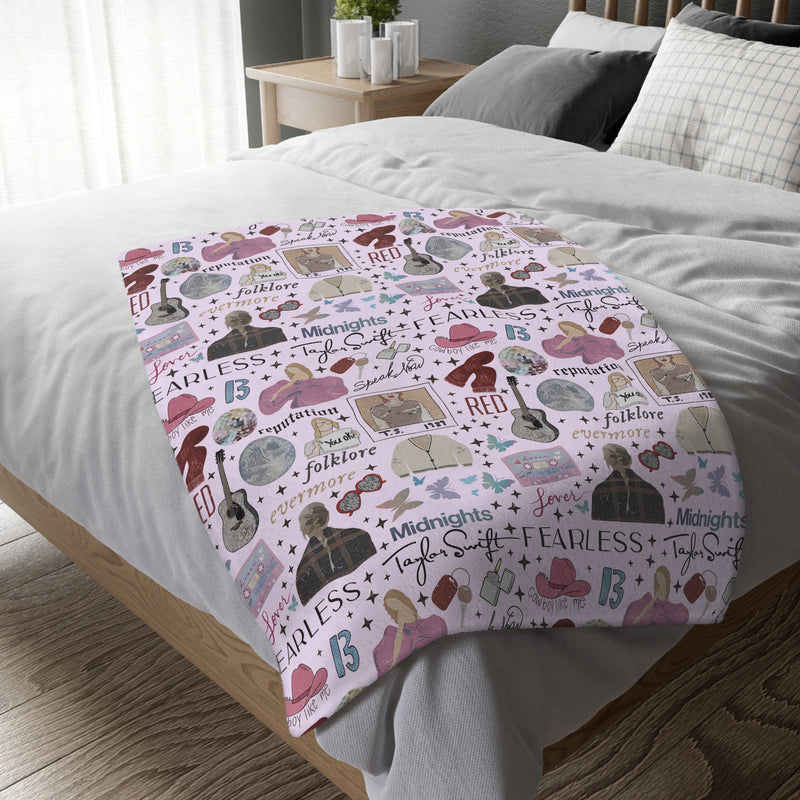 SWIFTY - Velveteen Minky Blanket (Two-sided print)