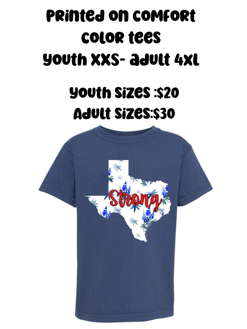TX FLOOD RELIEF BLUEBONNET TEE