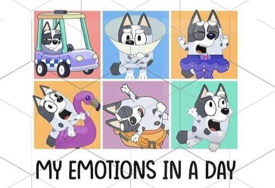 BLUEDOG muffin mood Screen dtf  Pre order 3-5 business days