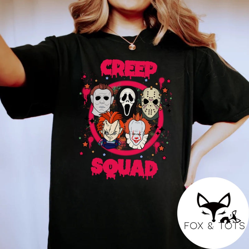 CREEP SQUAD NO CHECKERS Screen dtf  Pre order 3-5 business days