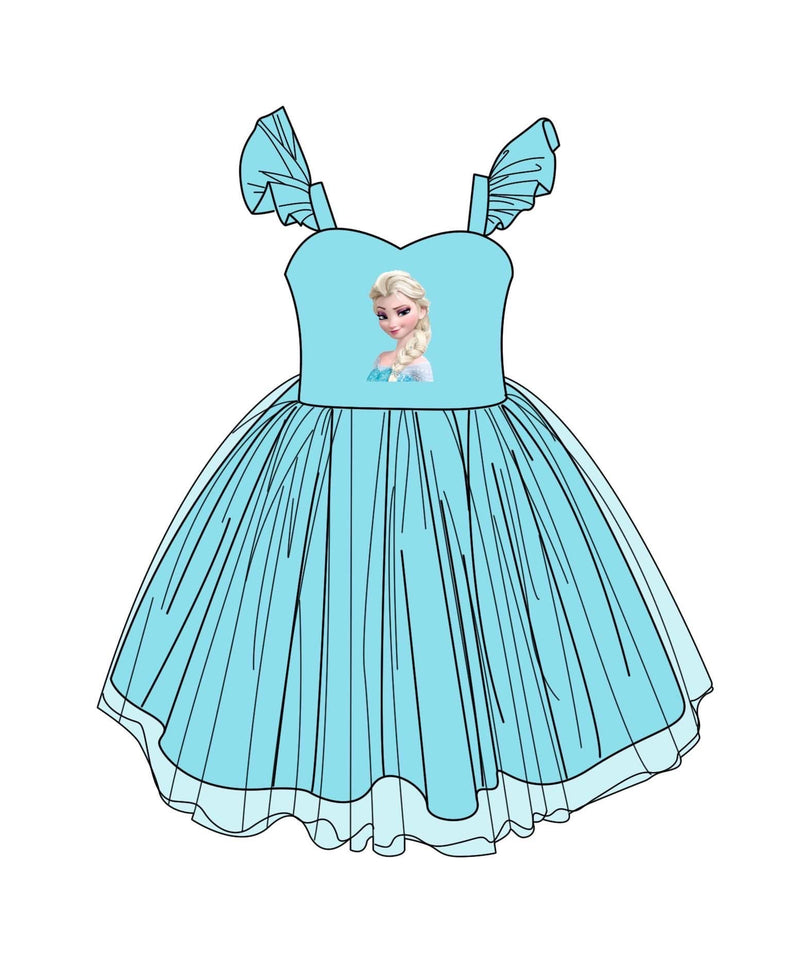 Pre order tutu ICE QUEEN dress ships end of AUGUST