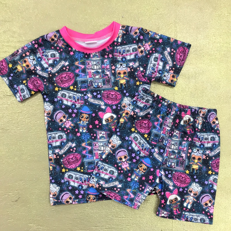 RTS LITTLE DOLL SHORT SLEEVE LOUNGE SET