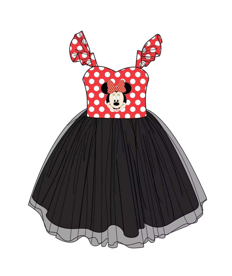 Pre order tutu mouse  dress ships end of AUGUST