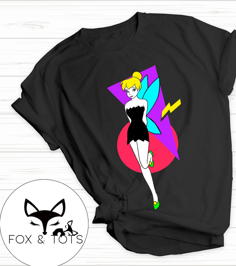 Screen Pixie Queen Black Dress RTS