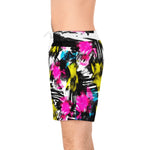 Men's Splatter Mid-Length Swim Shorts (AOP)