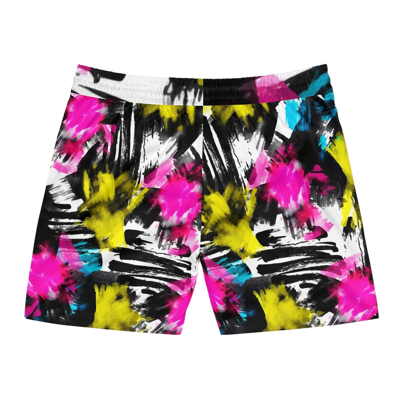 Men's Splatter Mid-Length Swim Shorts (AOP)