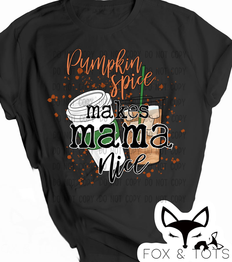 pumpkin spice mama screen pre order (1.5 week TAT)