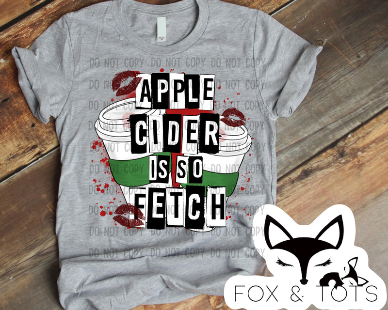 apple cider fetch Pre Order tee as pictured (1.5 week TAT)
