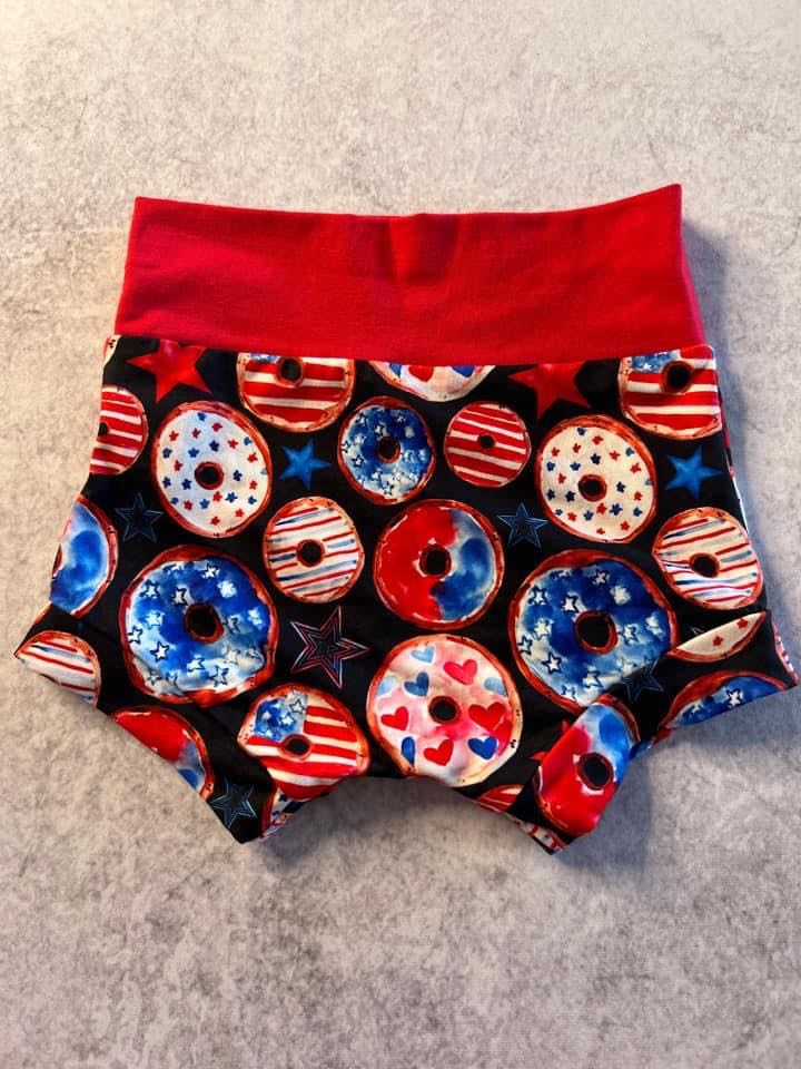 Patriotic Donut Shorties RTS