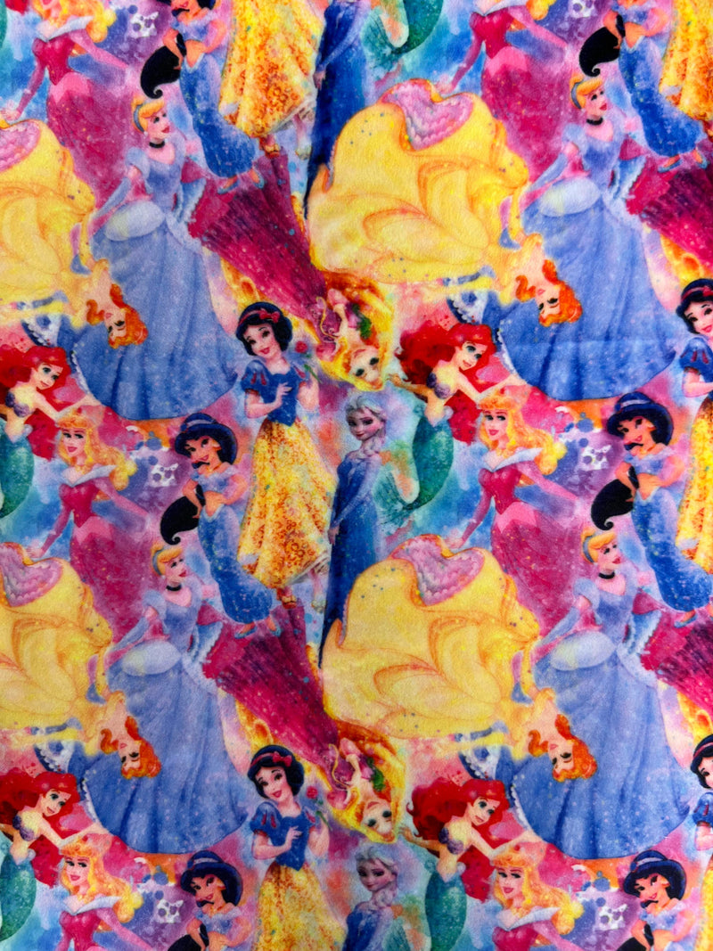 RTS princess life minky fabric