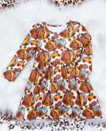 PREORDER Boho pumpkin dress (ships end Oct.) 9.23