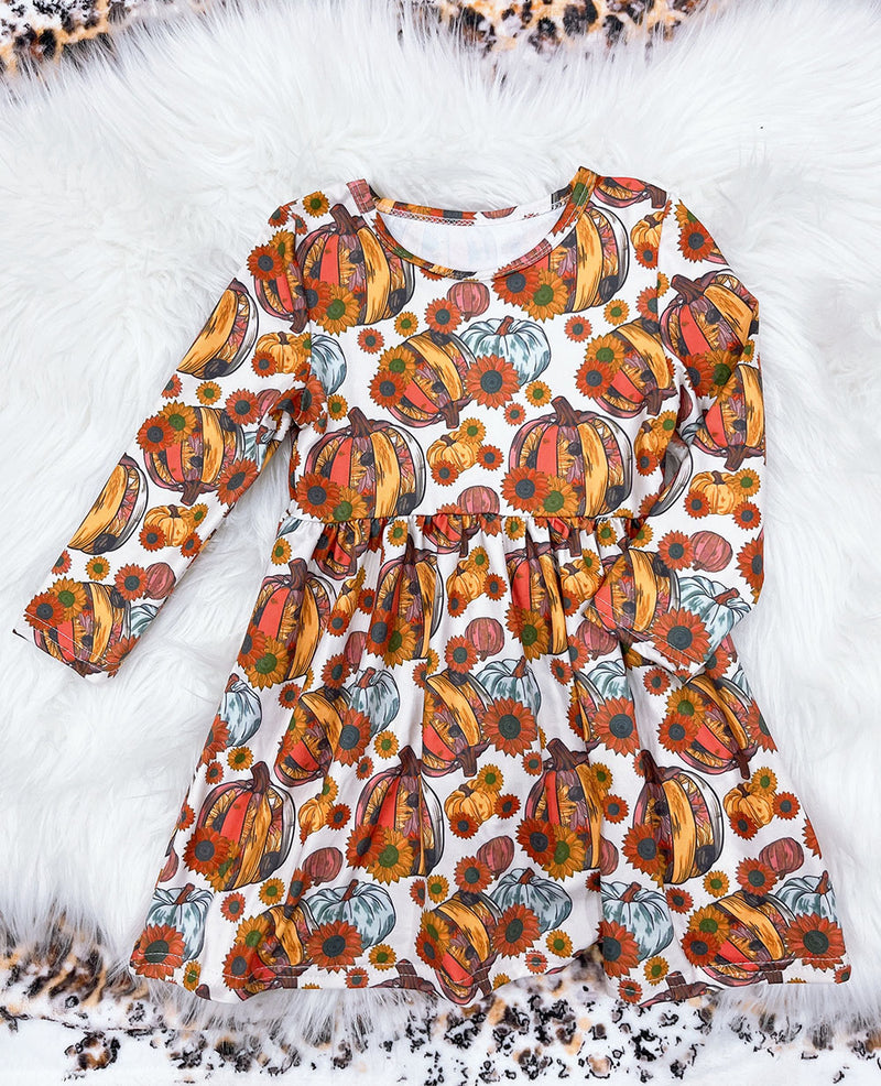 PREORDER Boho pumpkin dress (ships end Oct.) 9.23