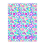 Holographic  Velveteen Minky Blanket (Two-sided print)