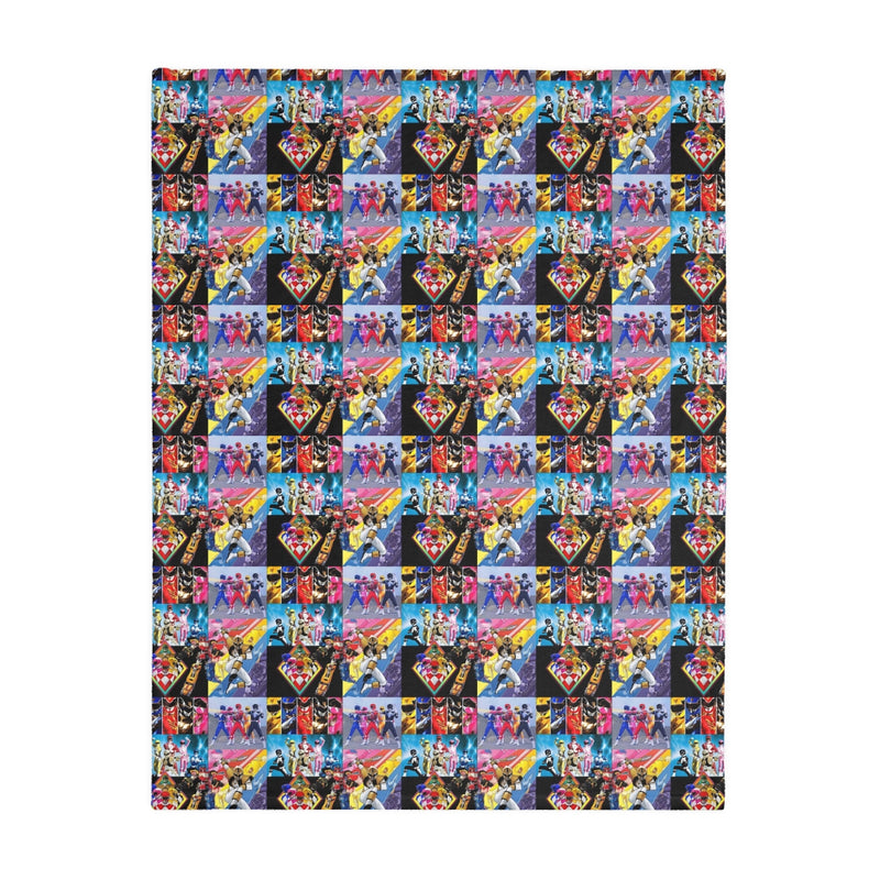 Power Ranger Velveteen Minky Blanket (Two-sided print)