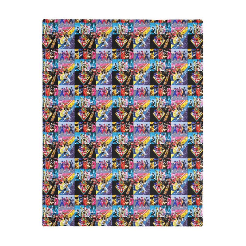 Power Ranger Velveteen Minky Blanket (Two-sided print)