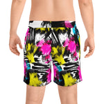 Men's Splatter Mid-Length Swim Shorts (AOP)