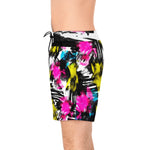 Men's Splatter Mid-Length Swim Shorts (AOP)