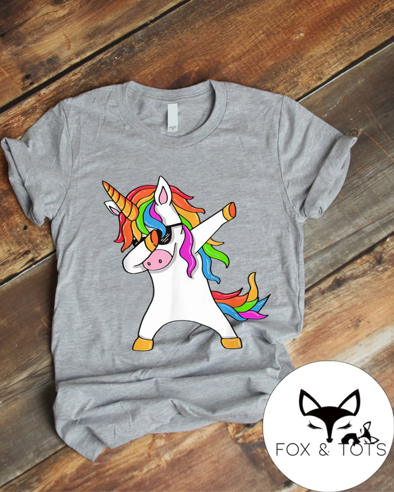 Screen Unicorn Dab With Sunglasses RTS
