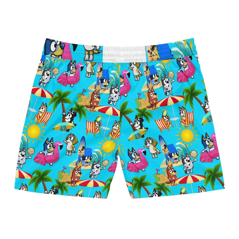 Bluedog Summer Men's Mid-Length Swim Shorts (AOP)