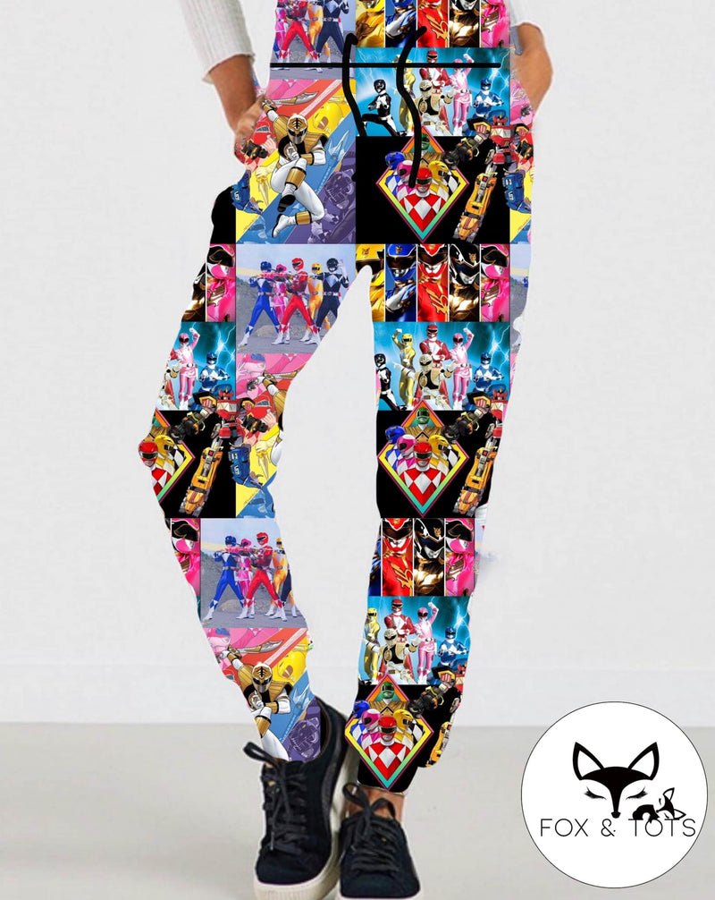 PREORDER POWER RANGER JOGGERS 4-6 WEEK TAT