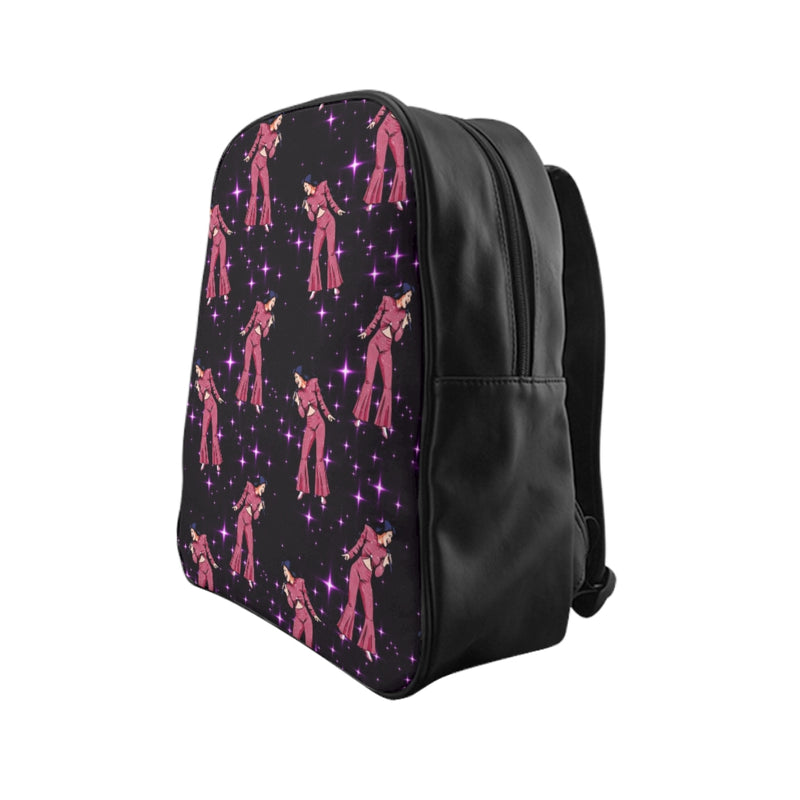 Purple singing girl backpack- made to order