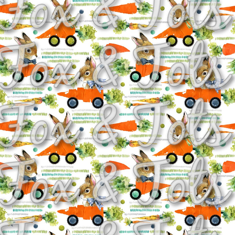 Carrot Getaway Fabric