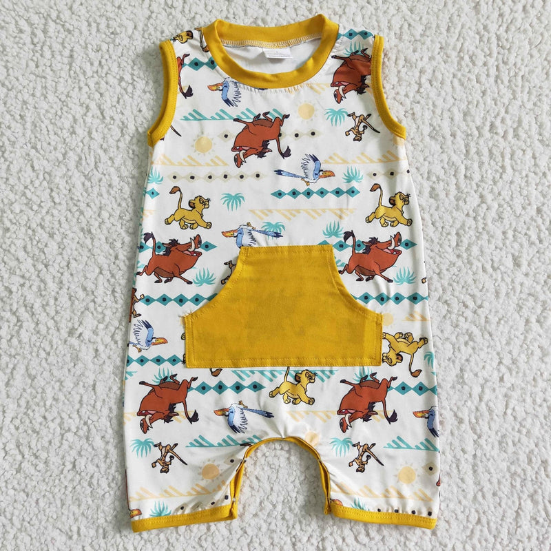 PREORDER LION KING ROMPER 3-4 WEEK TAT