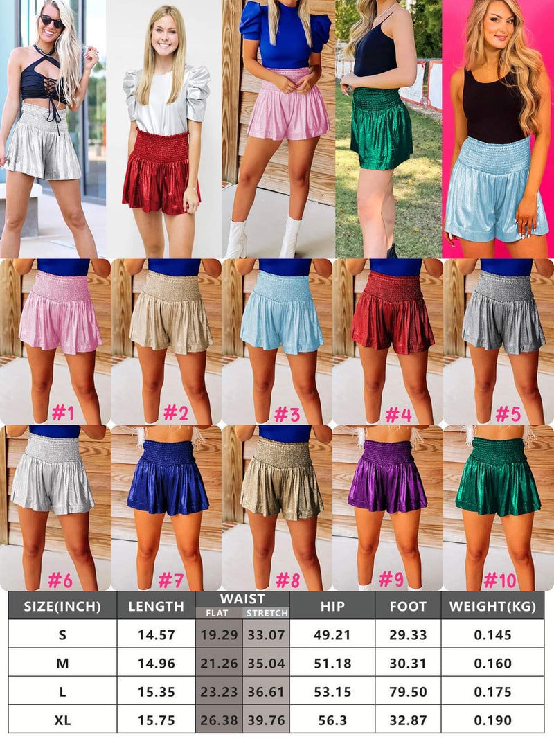 Pre order Women's Shimmer Shorts - march delivery
