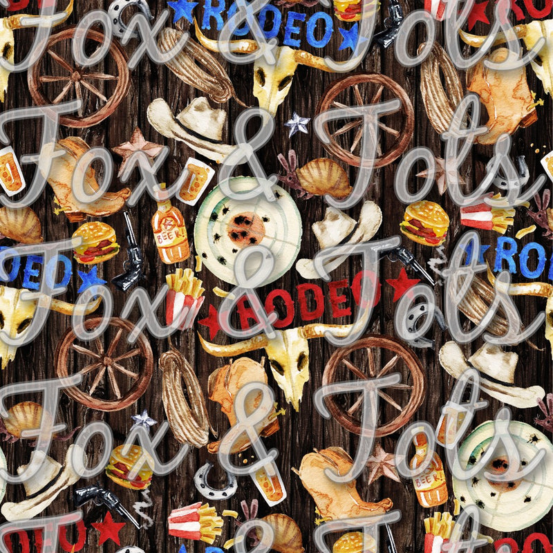 Rodeo Dark Theme Fabric