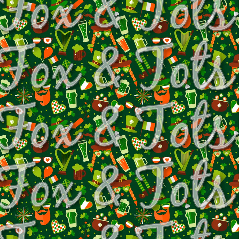 Saint Patrick's Day Party Fabric