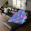 Holographic  Velveteen Minky Blanket (Two-sided print)