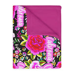 Cuddle a Cabrona - Velveteen Minky Blanket (Two-sided print)
