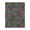 Starry Unicorn Velveteen Minky Blanket (Two-sided print)