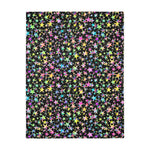 Starry Unicorn Velveteen Minky Blanket (Two-sided print)