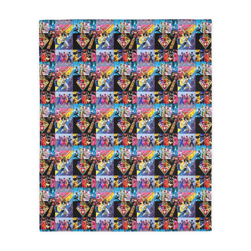 Power Ranger Velveteen Minky Blanket (Two-sided print)