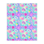 Holographic  Velveteen Minky Blanket (Two-sided print)