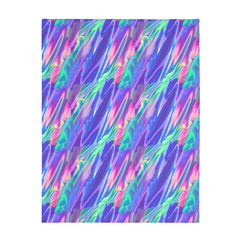 Holographic  Velveteen Minky Blanket (Two-sided print)