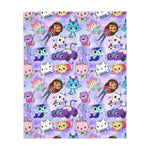 GABBY Blanket Velveteen Minky Blanket (Two-sided print)