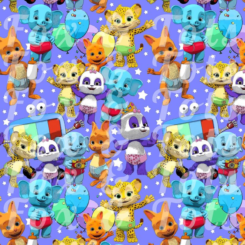 Word Party Fabric