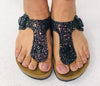 Glitter Cork Sandals RTS