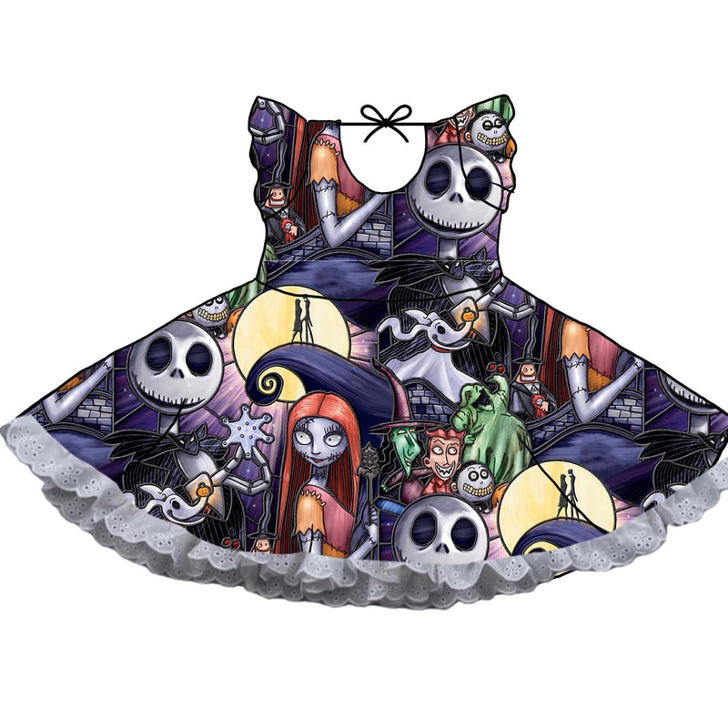 RTS HALLOWEEN NBC RUFFLE DRESS