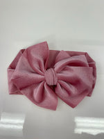 Velvet head wrap with bows RTS