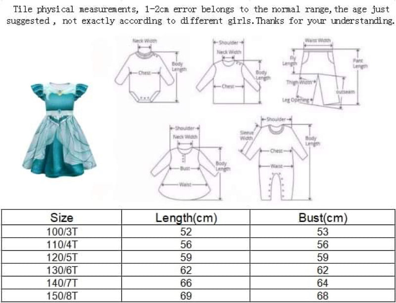 Pre order Flutter Sleeve Costume dress 4-6 week TAT