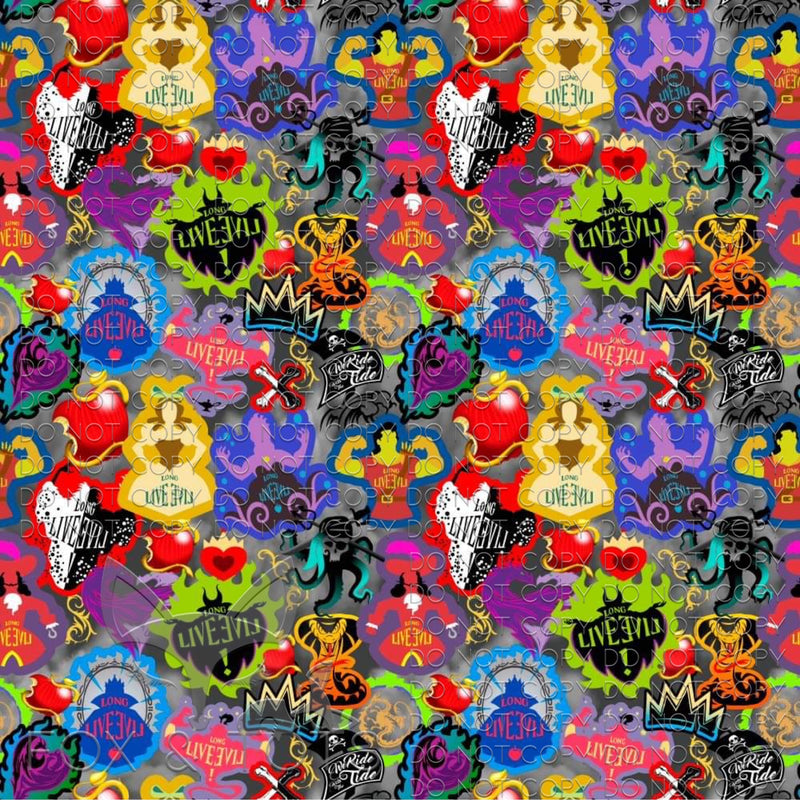 Long Live Evil Fabric